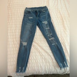 Women’s torn jeans